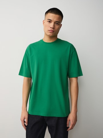 Next Shirt 'Essential' in Blue: front