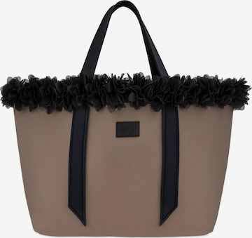 Sac de plage Miami Bag en marron : devant