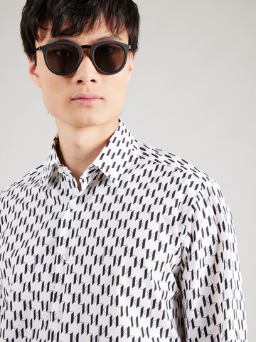 Karl Lagerfeld - Ajuste estrecho Camisa en blanco