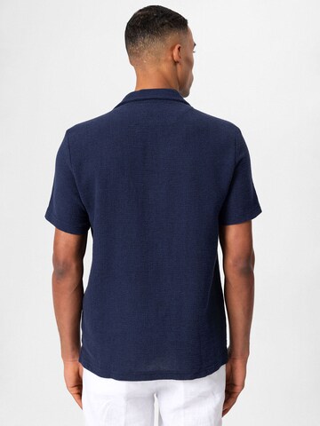 Antioch Regular fit Button Up Shirt in Blue