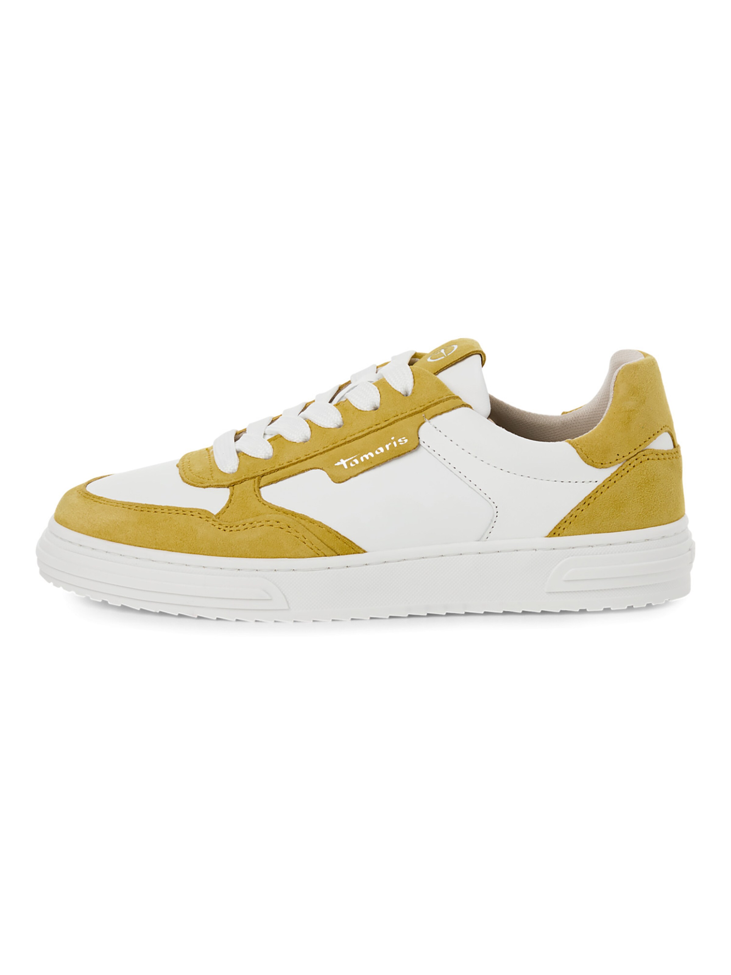 Tamaris Platform trainers in Yellow