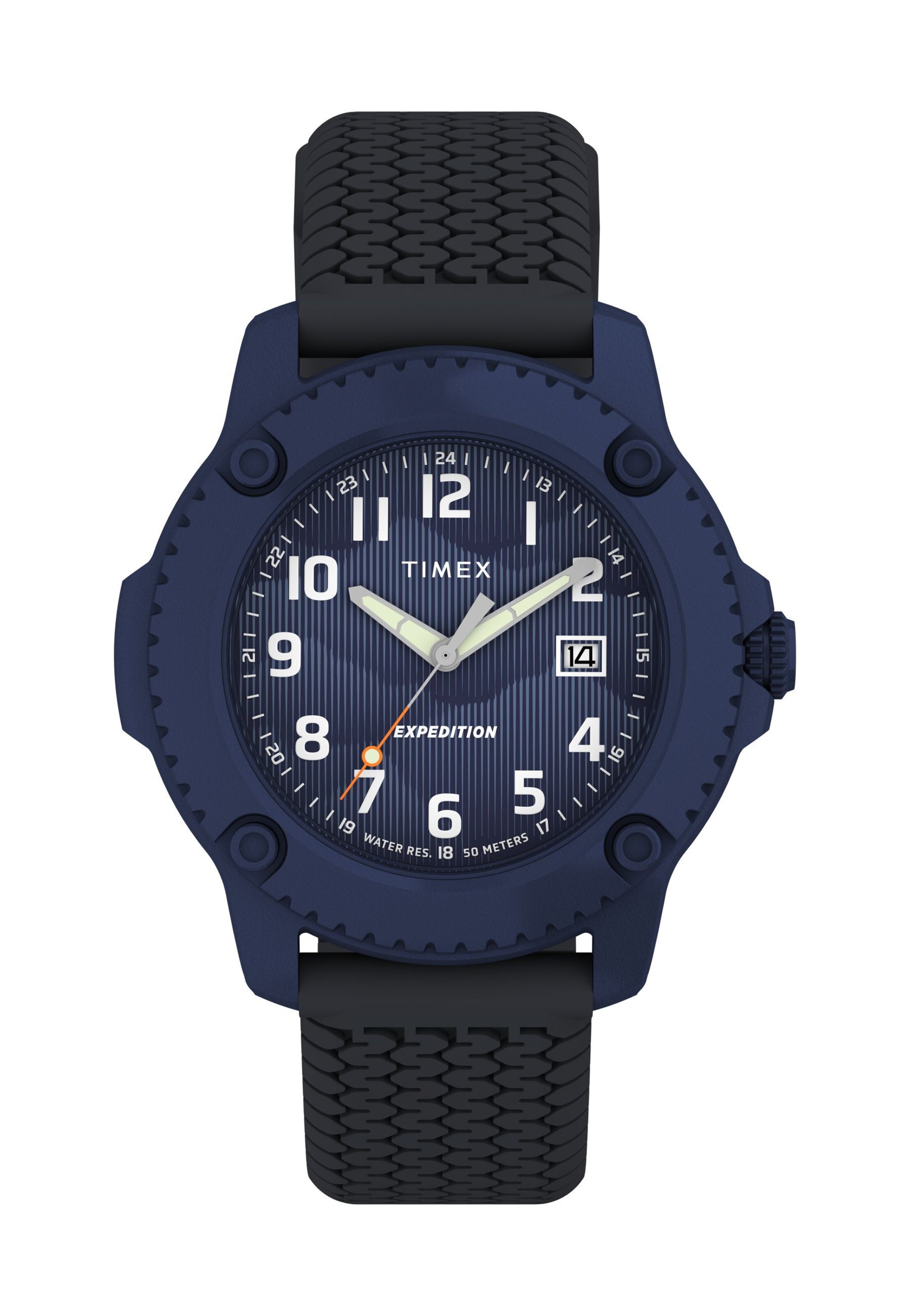 TIMEX Analoog horloge 'Expedition® Timber' in Zwart: voorkant