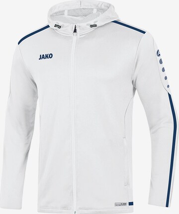 JAKO Athletic Jacket in White: front