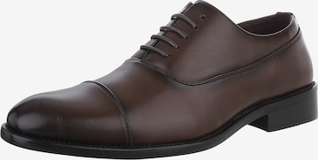 CoolWalk Lace-Up Shoes in Brown: front