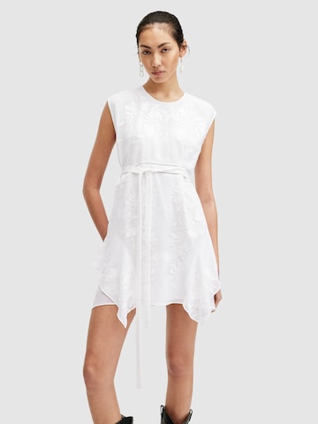 AllSaints Šaty 'AUDRINA' – bílá: přední strana