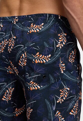 Shorts de bain 'Tonios' INDICODE JEANS en noir