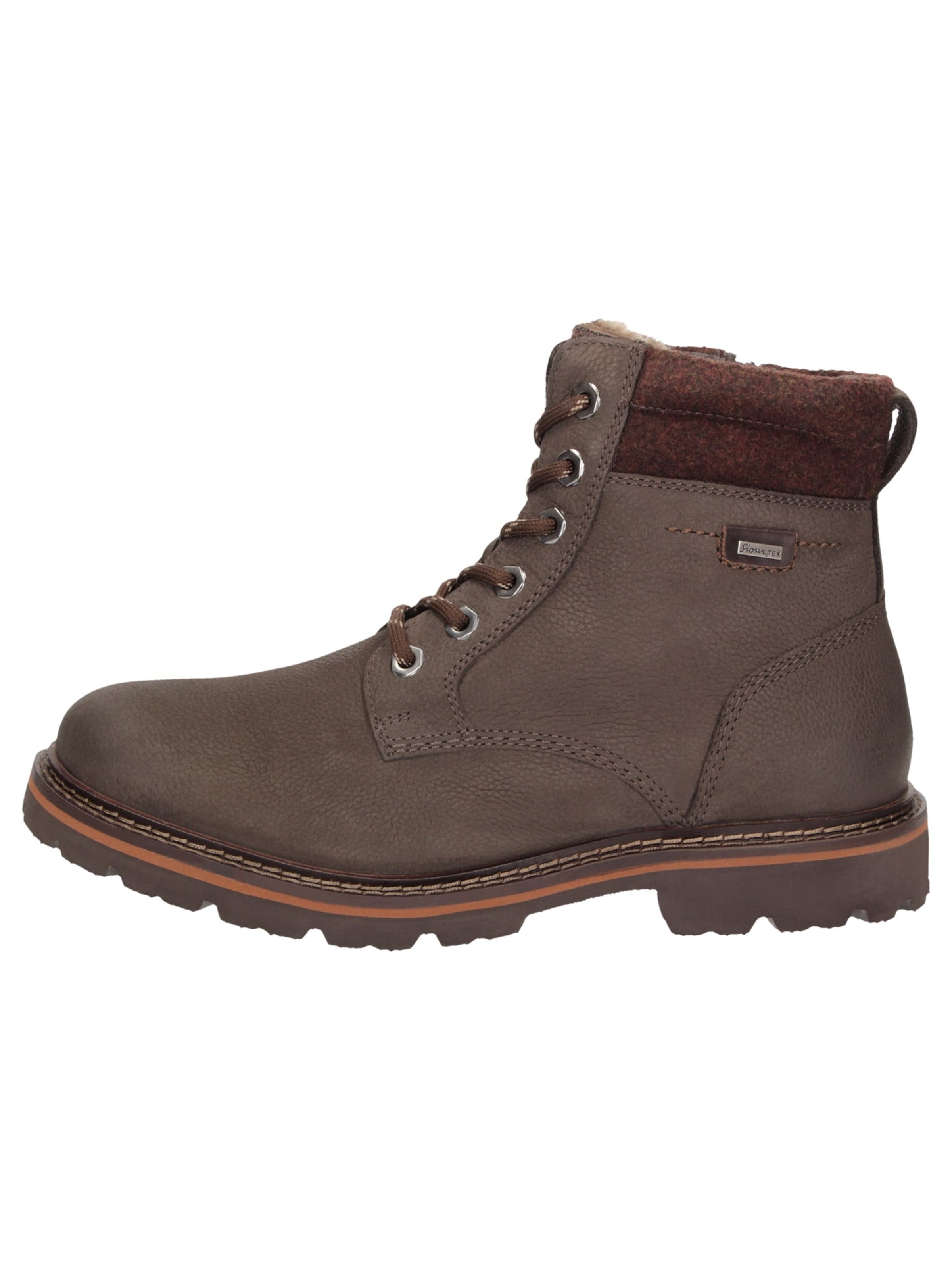 Bottines à lacets ' Adal ' SIOUX en marron