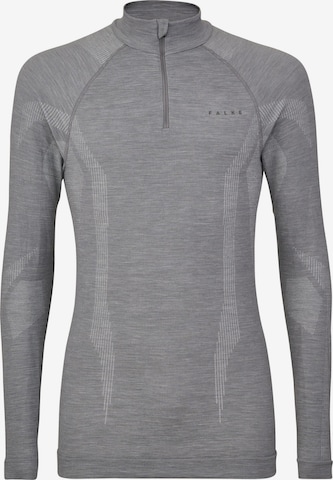 FALKE Base Layer in Grau: Vorderseite
