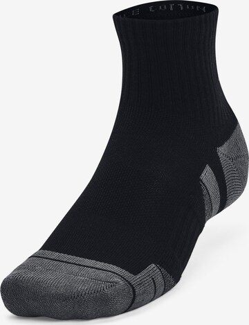 UNDER ARMOUR Athletic Socks in Black: front