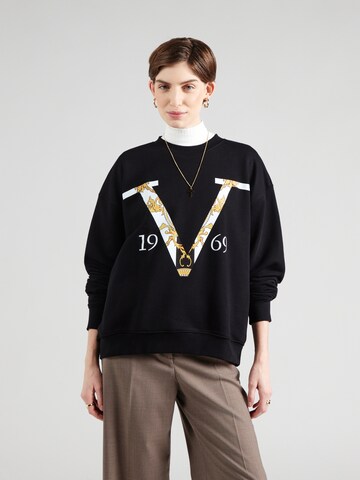 19V69 ITALIA Sweatshirt 'Sinja' i sort: forside