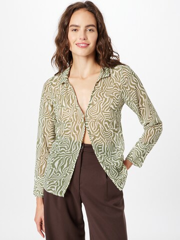 Camicia da donna di Abercrombie & Fitch in verde: frontale