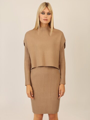 APART Workwear in Brown: front