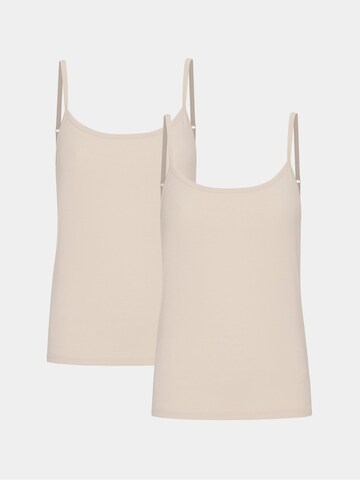 Copenhagen Bamboo Unterhemd‌‌‌‌ in Beige: Vorderseite