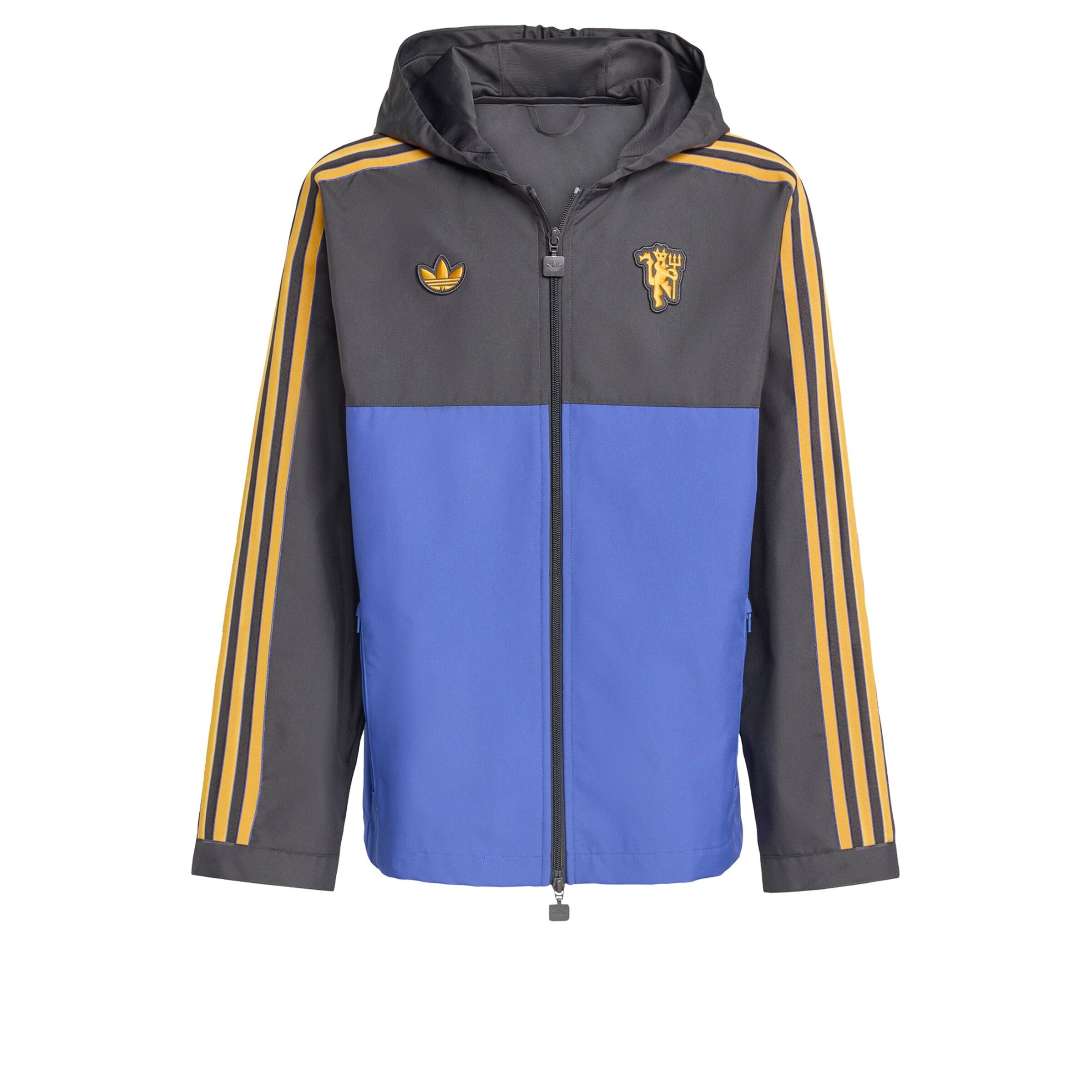 Veste mi-saison 'Manchester United Terrace Icons' ADIDAS ORIGINALS en noir : devant