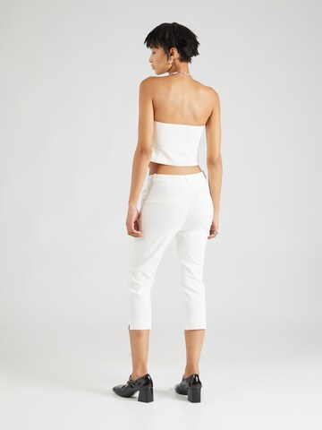 Freequent Slimfit Spodnie 'SOLVEJ' w kolorze biały