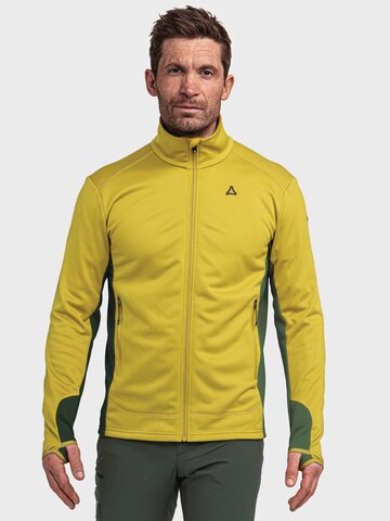 Veste en polaire fonctionnelle 'Milagle' Schöffel en jaune : devant
