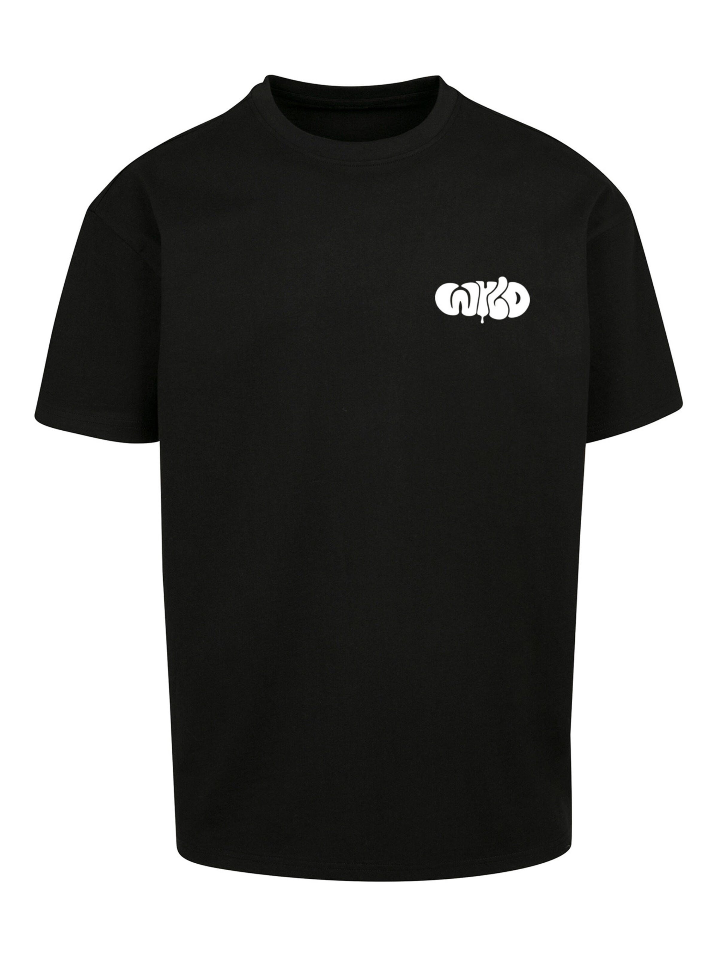 F4NT4STIC Shirt 'WYLD WILD' in Black: front
