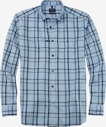 OLYMP Regular Fit Hemd in Blau: Vorderseite