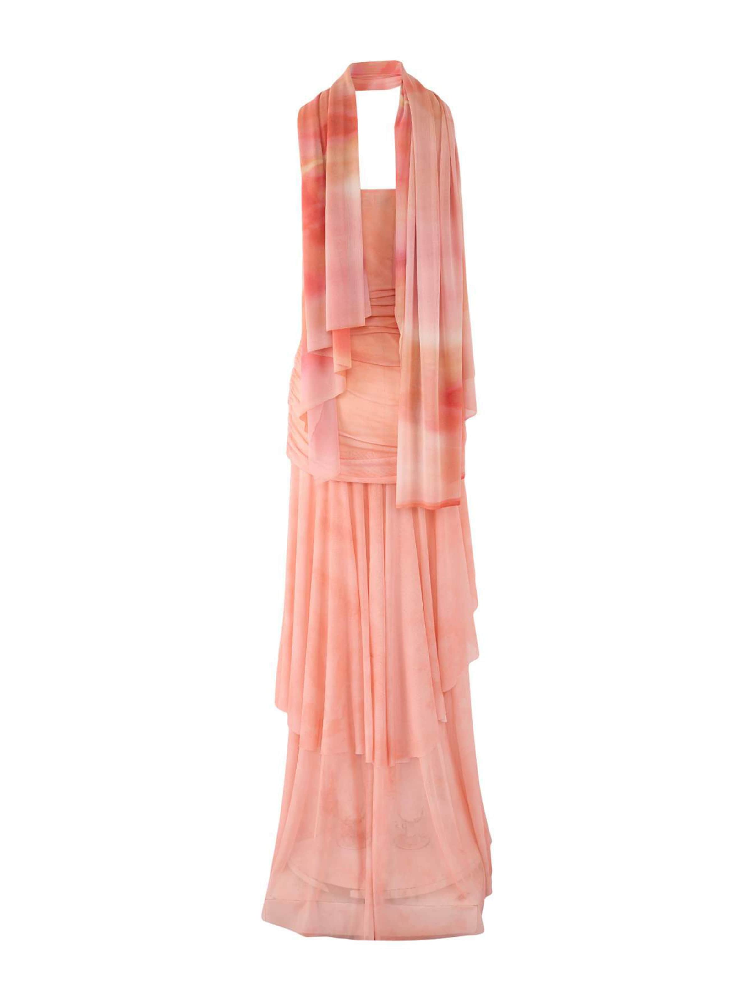 Trendyol Вечернее платье в Ярко-розовый