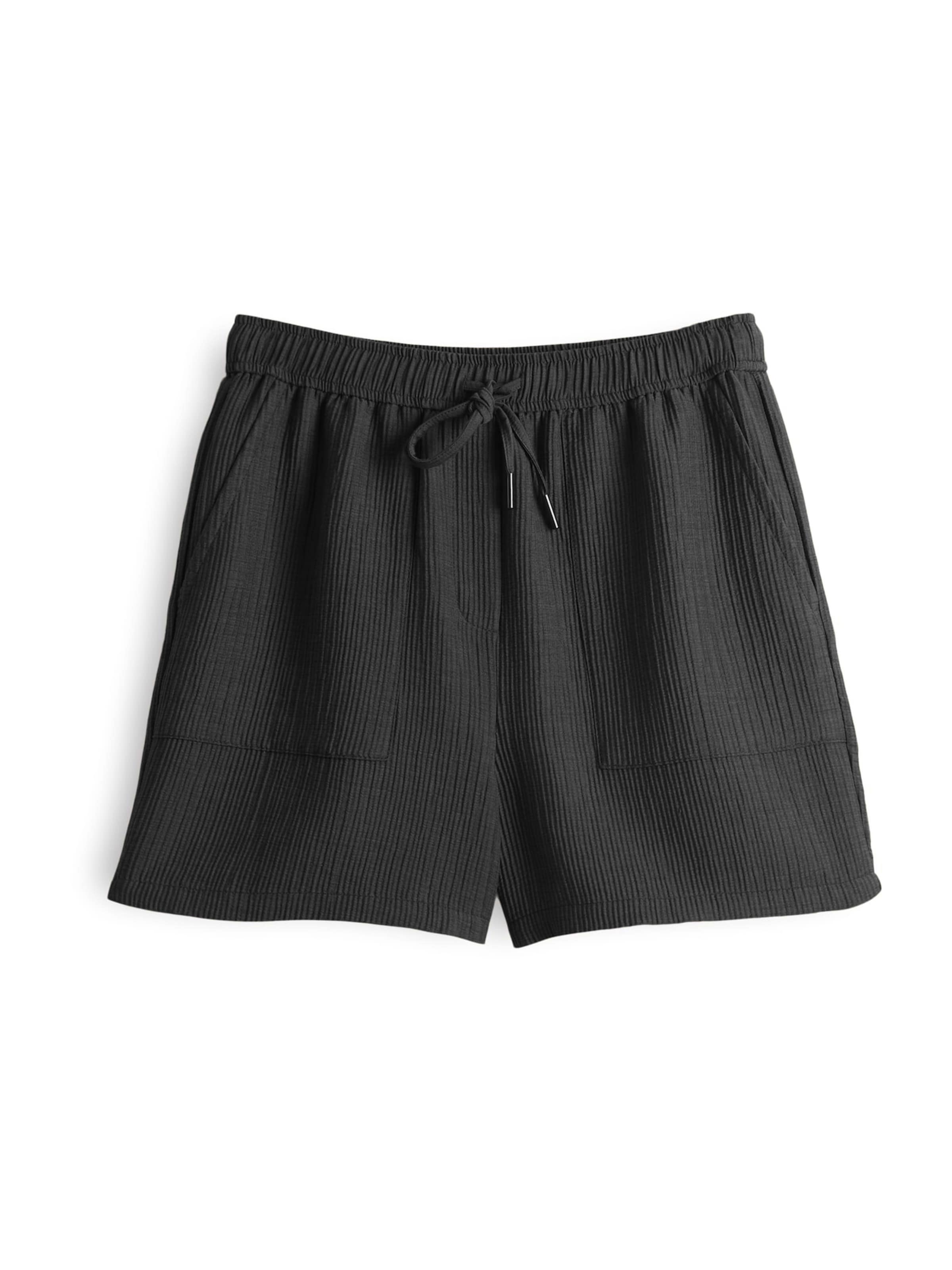 OPUS Regular Pants 'Melane' in Black: front