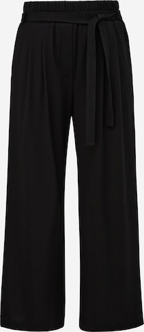 Regular Pantalon COMMA en noir : devant