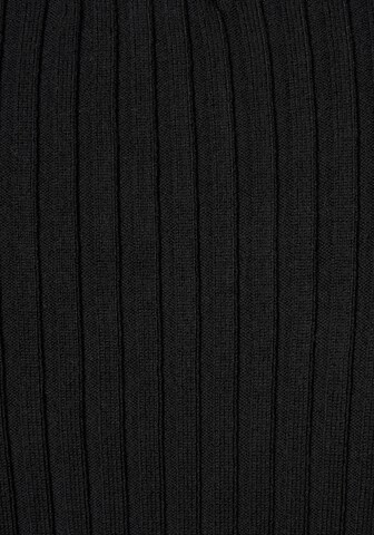 LASCANA Strickjacke in Schwarz