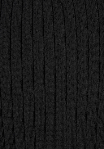 LASCANA Strickjacke in Schwarz