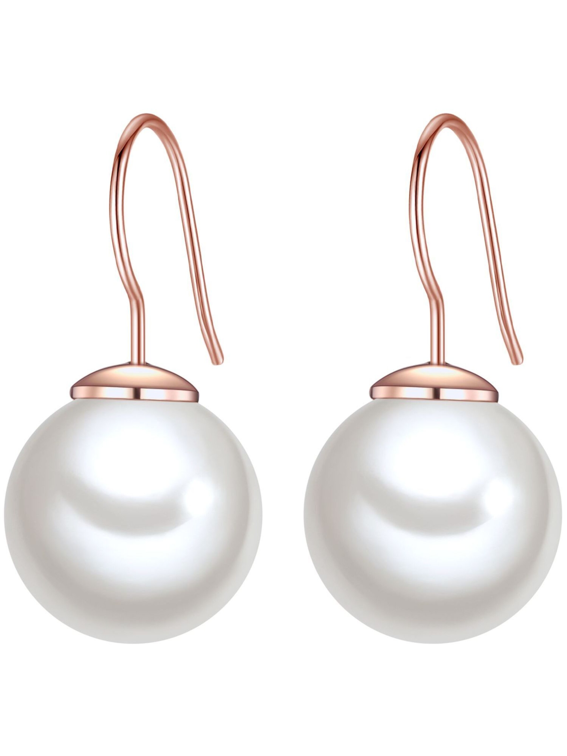 Boucles d'oreilles Lulu & Jane en or : devant