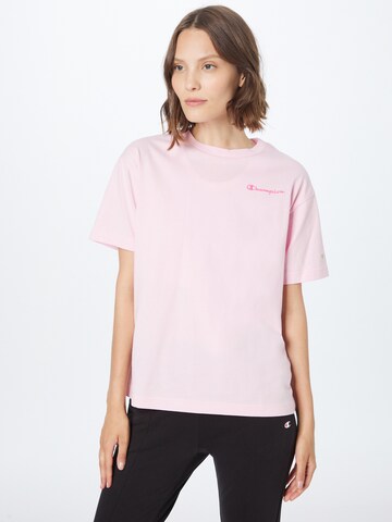 Champion Authentic Athletic Apparel Shirt in Pink: front