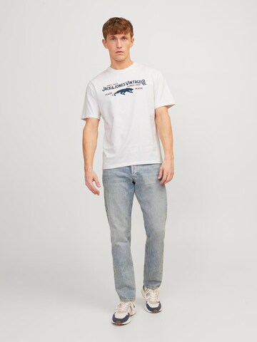T-Shirt 'MICK' JACK & JONES en blanc