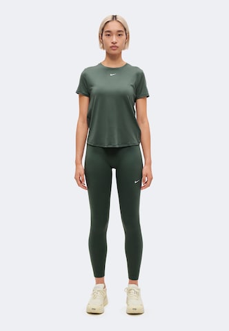 NIKE Skinny Sporthose 'ONE' in Grün