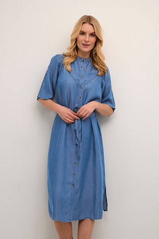 Kaffe Shirt Dress 'Cally' in Blue: front