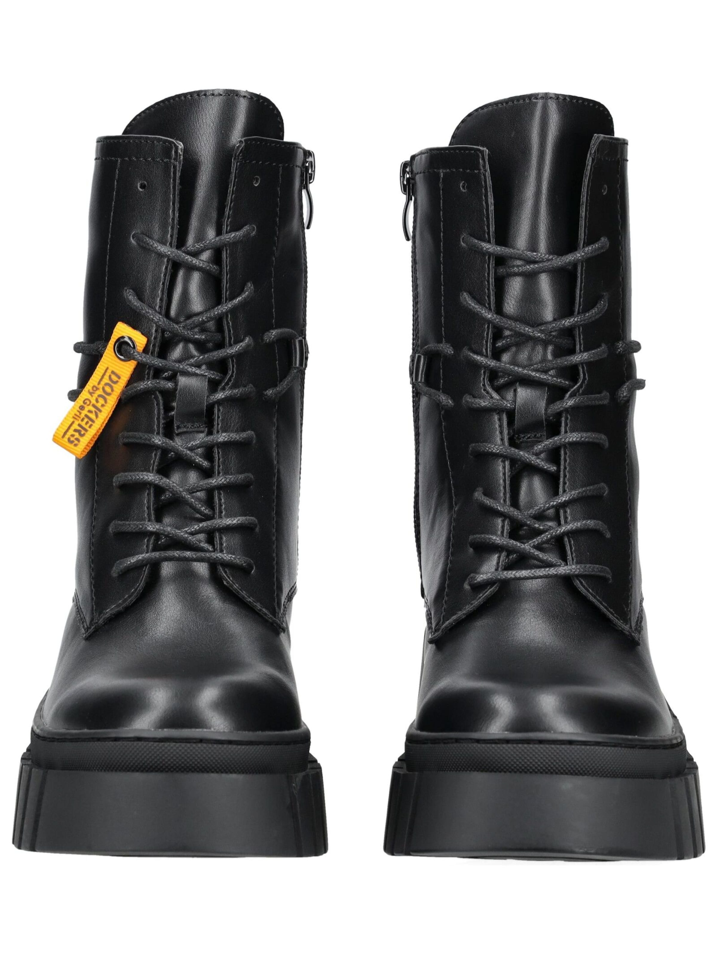 Dockers by Gerli Schnürstiefelette in Schwarz