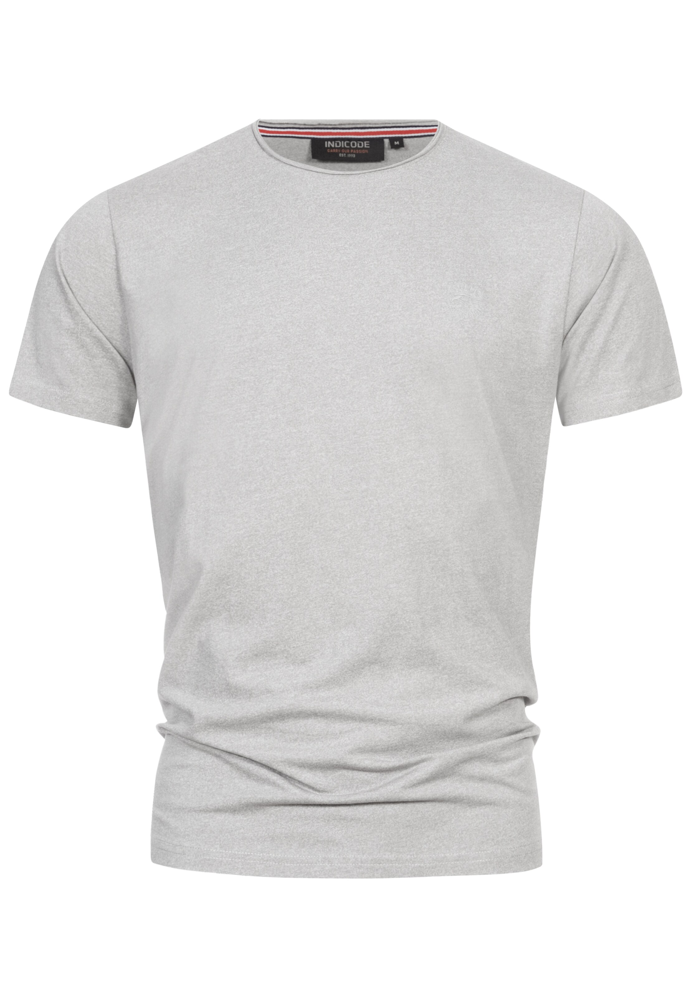 INDICODE JEANS Shirt in Grey: front