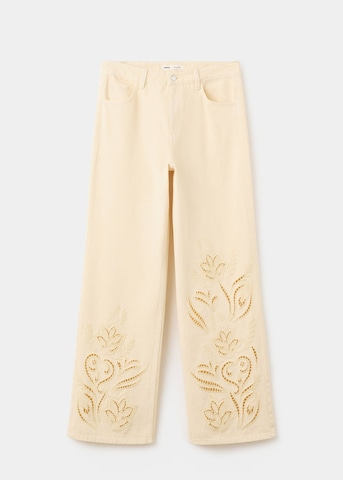 MANGO Regular Jeans in Gelb