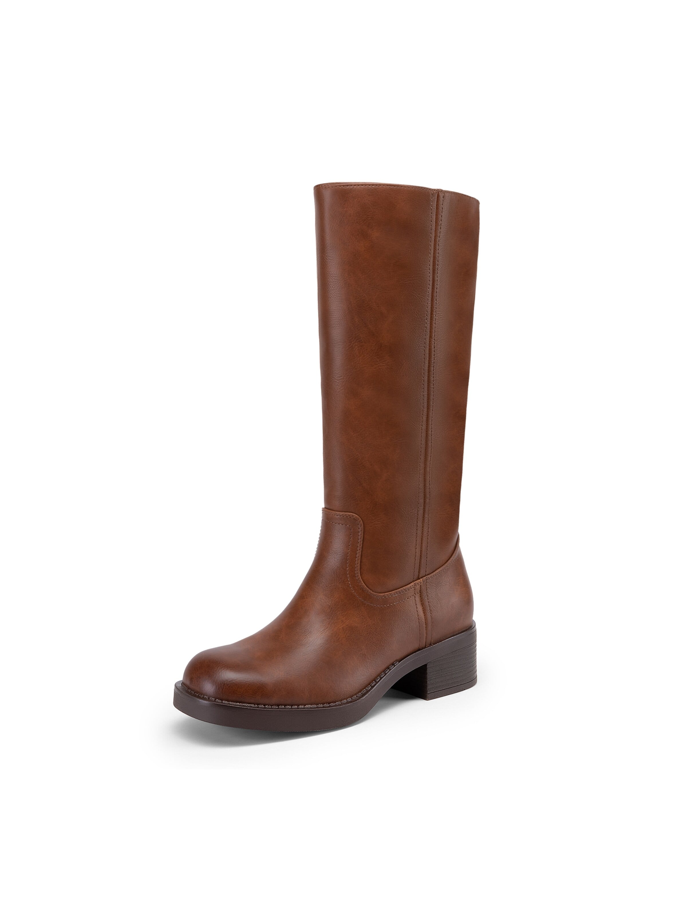 Dream Pairs Boots in Brown: front