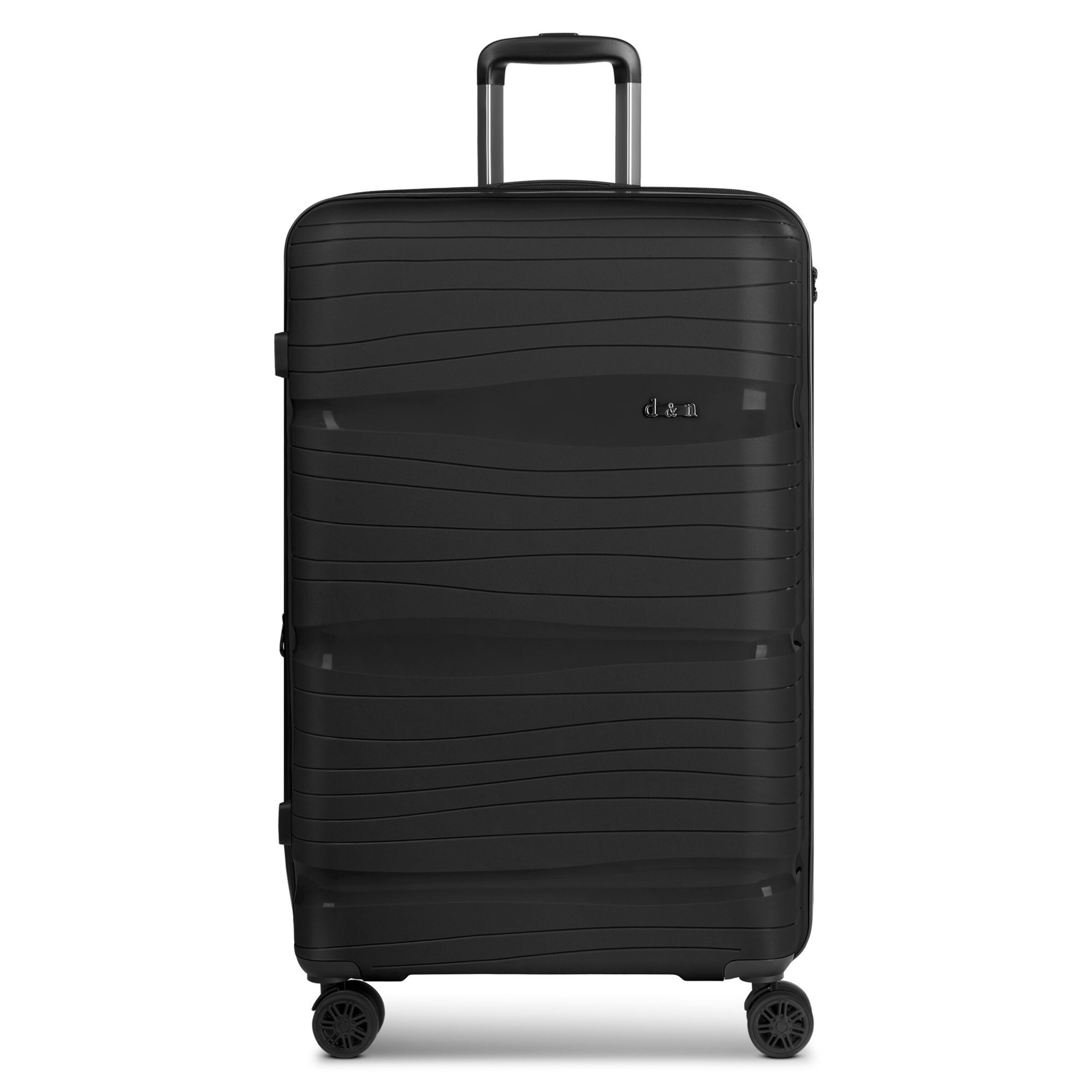 D&N Trolley 'Travel Line 4300-Plus' in Zwart: voorkant