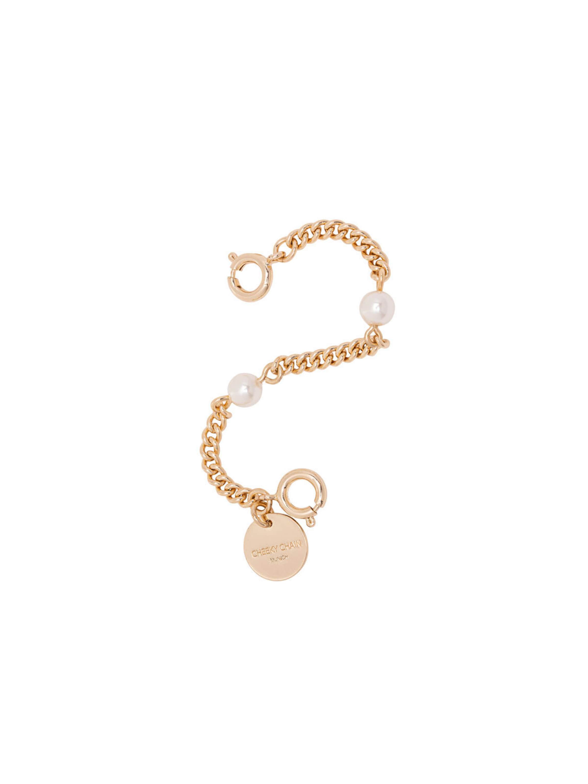 Accessoires pour chaussures 'Diana XS' Cheeky Chain Munich en or : devant