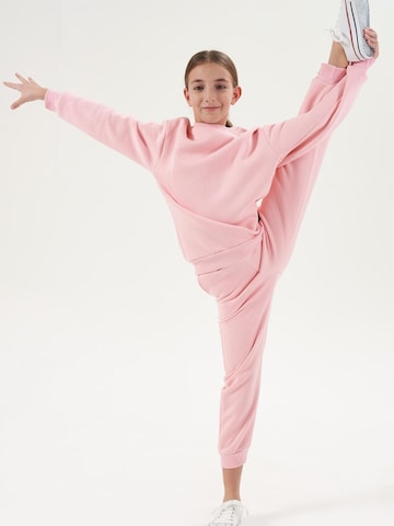 LOUIS LECLER Joggingpak 'Sofia' in Roze