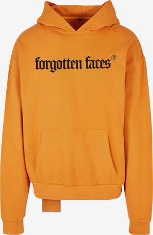 Forgotten Faces Sweatshirt 'Faded' in Orange: front