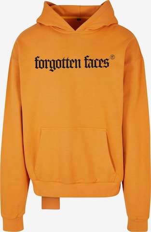 Forgotten Faces Sweatshirt 'Faded' in Orange: front