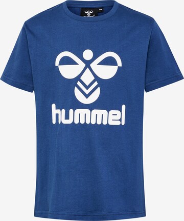 T-Shirt 'Tres' Hummel en bleu : devant