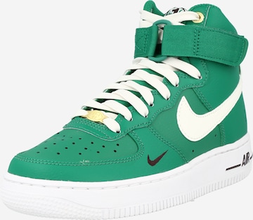 Nike Sportswear Σνίκερ ψηλό 'AIR FORCE 1 HI SE' σε πράσινο: μπροστά