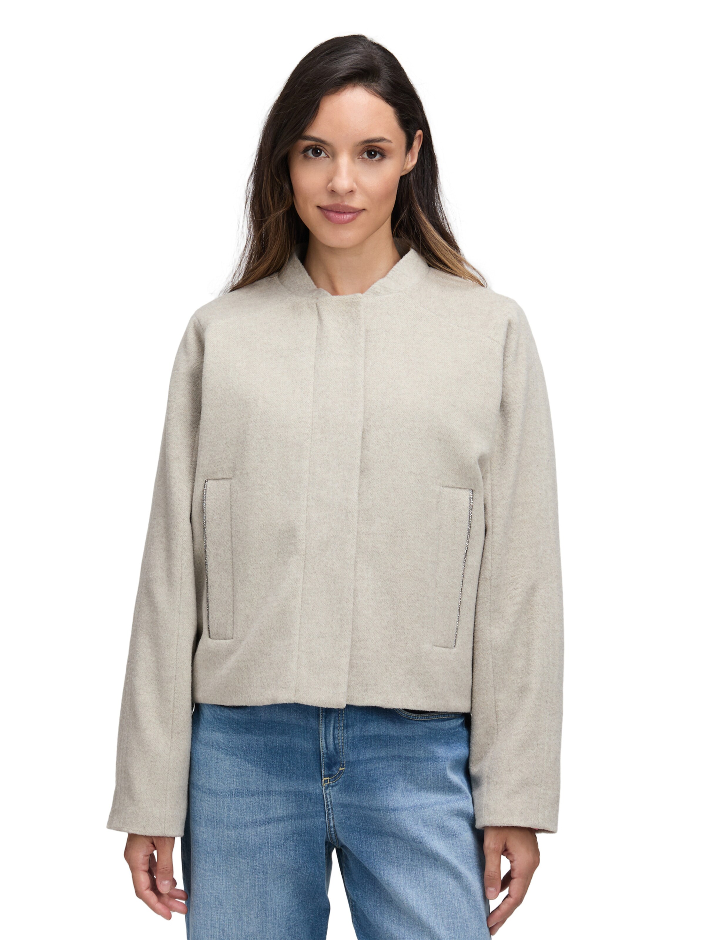 Veste mi-saison Cartoon en beige : devant