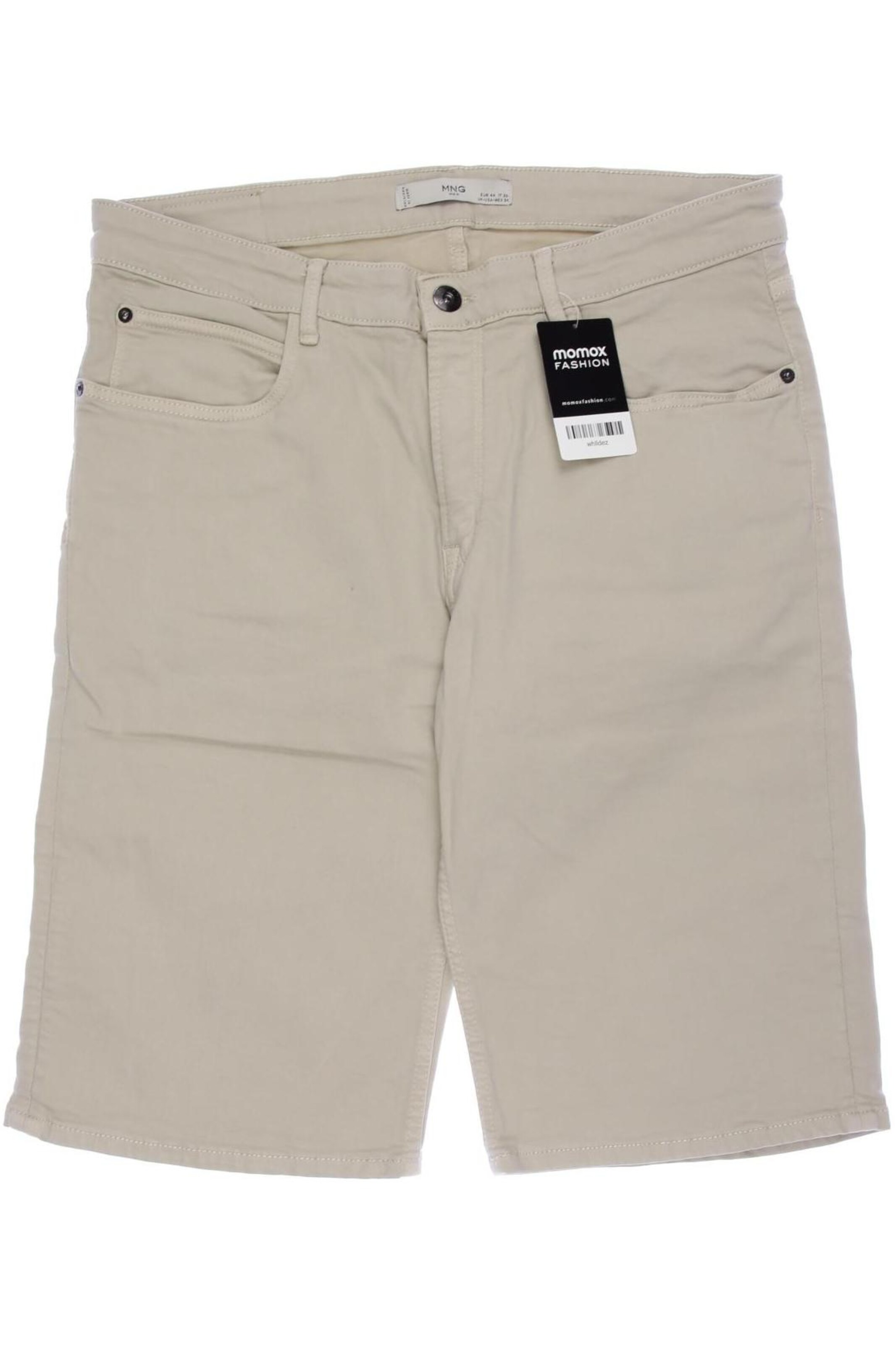 MANGO MAN Shorts in 29-30 in Beige: front