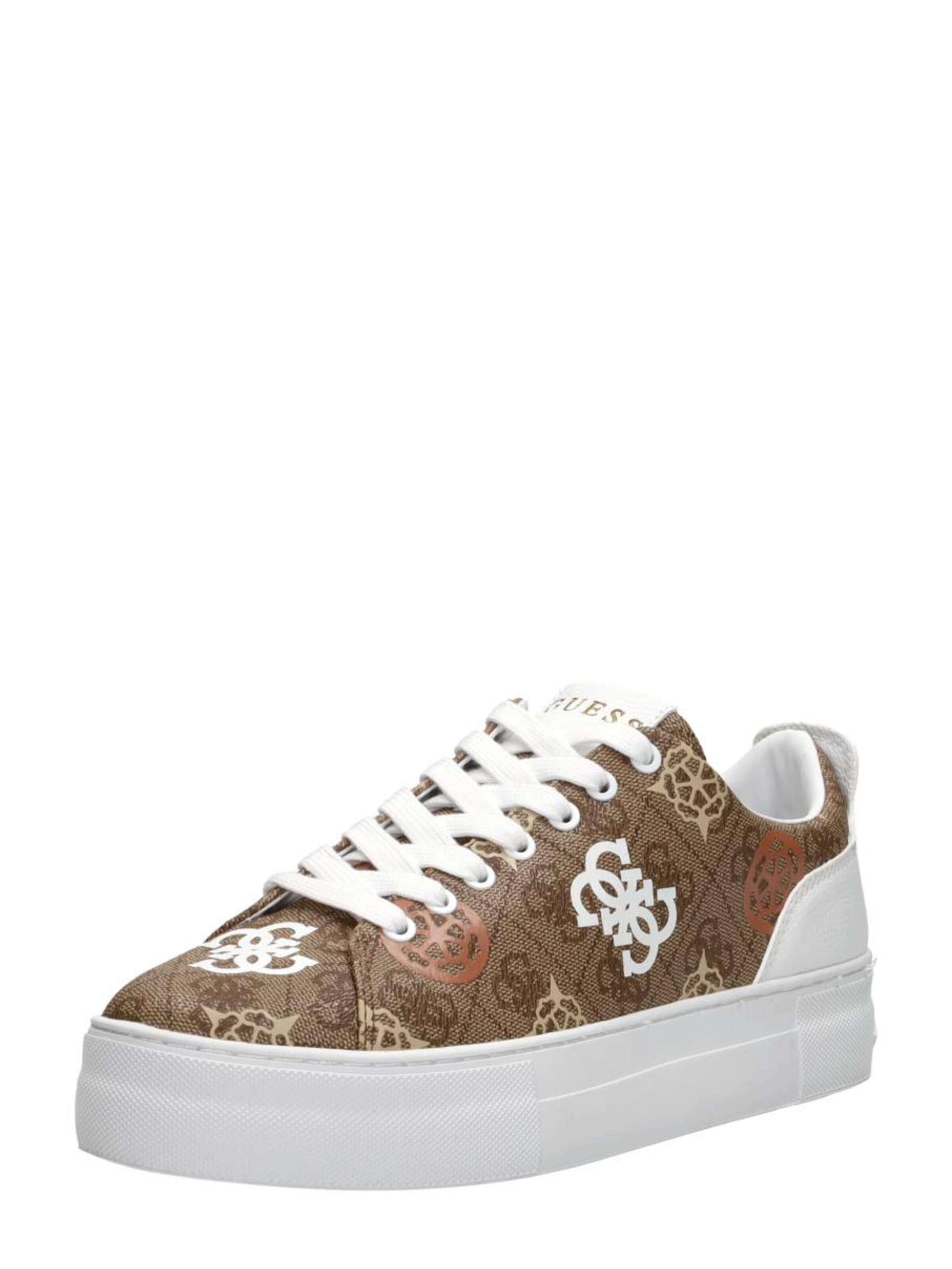 GUESS Sneakers laag 'Gianele 4' in Beige: voorkant