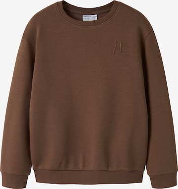 NAME IT Collegepaita 'NKMLAMAR' värissä ruskea: etupuoli