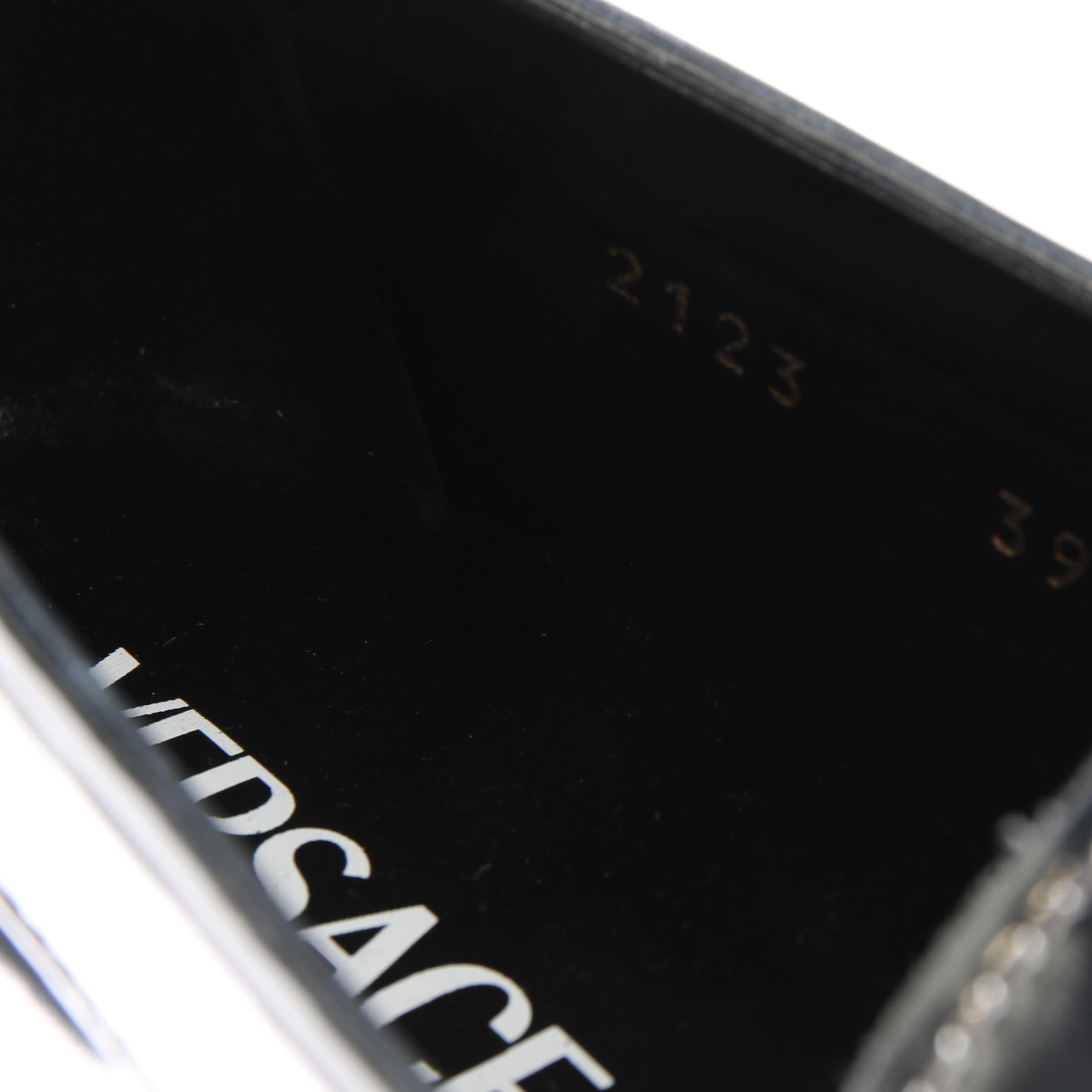 VERSACE Flats & Loafers in 39 in Silver