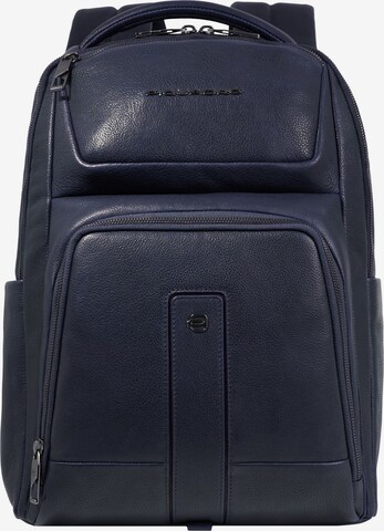 Piquadro Backpack 'Carl' in Blue: front