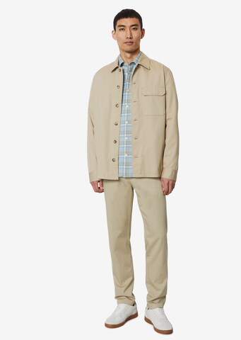Marc O'Polo Comfort fit Overhemd in Beige